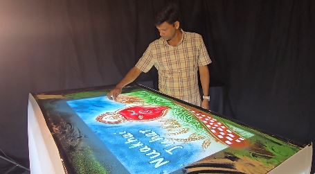 Manas Sahoo Celebrates Nuakhai With Vibrant Sand Animation In Puri